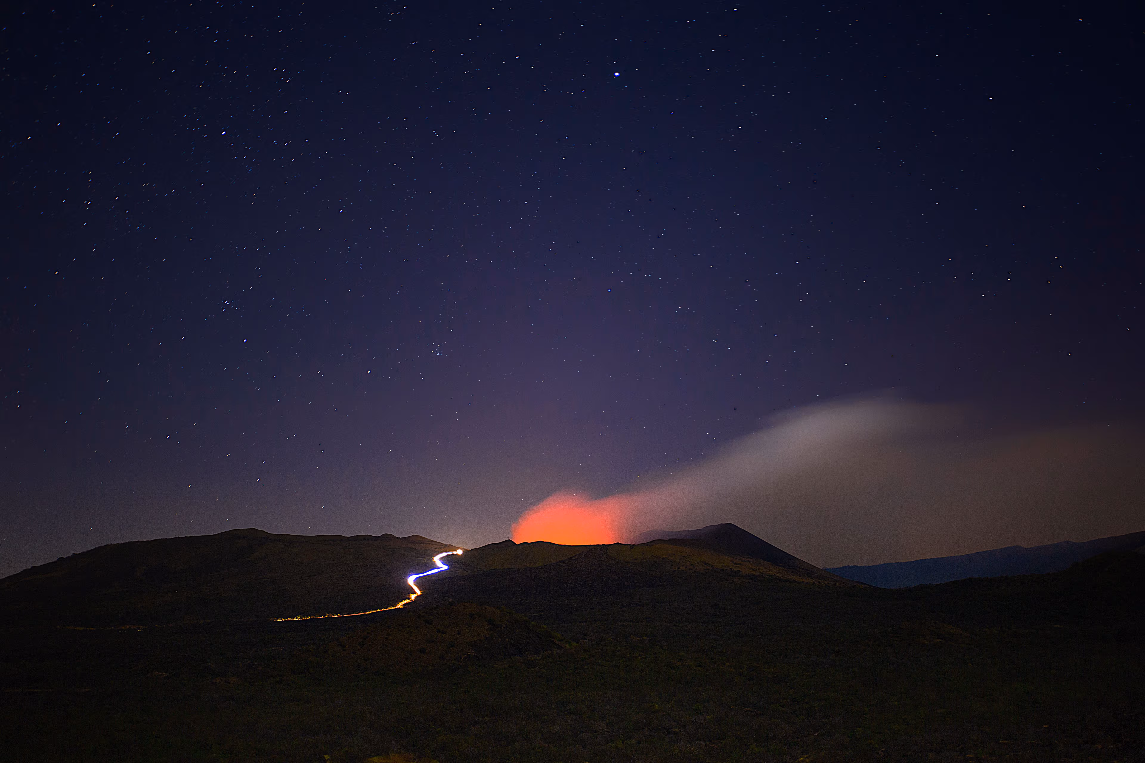 Masaya Volcano Night